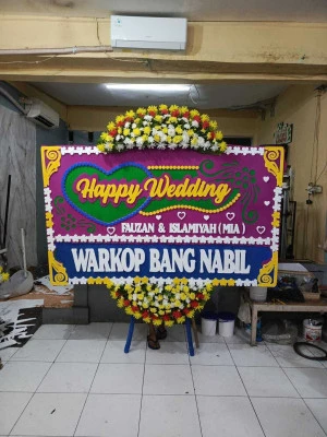 Papan Bunga di Kebayoran Lama