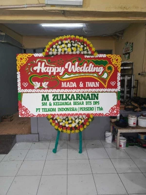 Papan Bunga di Kebayoran Lama