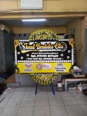 Papan Bunga di Kebayoran Lama