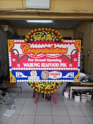 Papan Bunga di Kebayoran Lama
